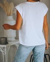 T-shirt en coton mélangé « Soif d'aventure » - Blanc